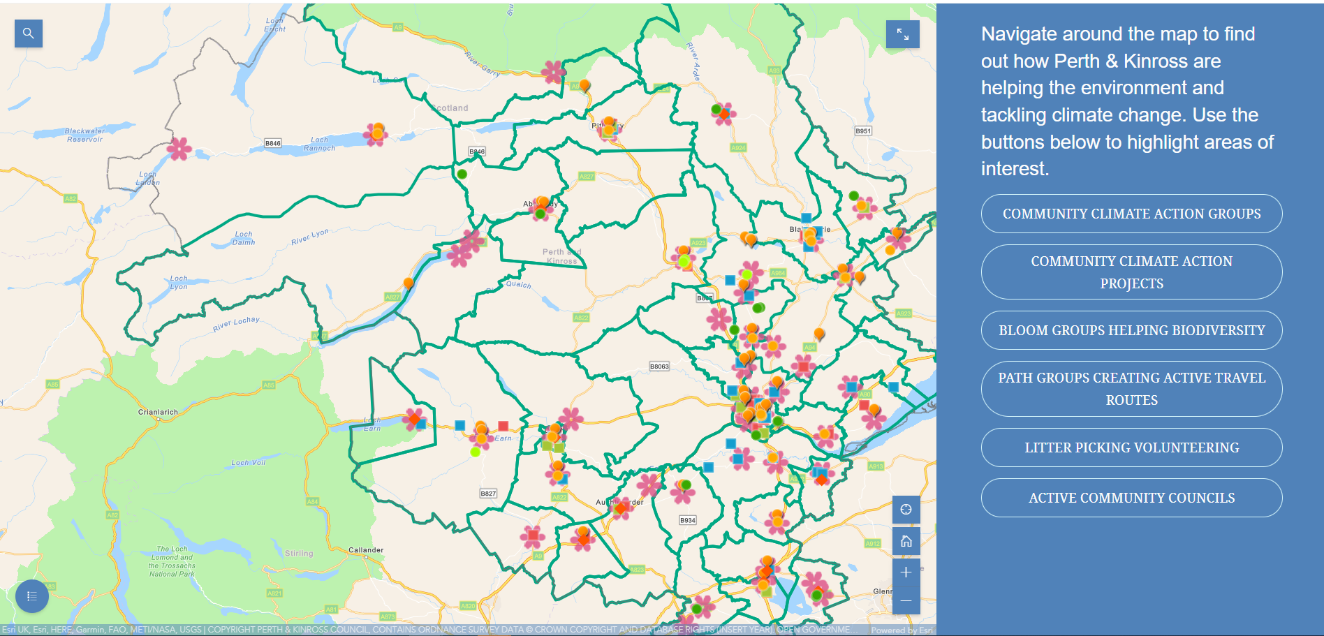 Community Groups and Projects Map2