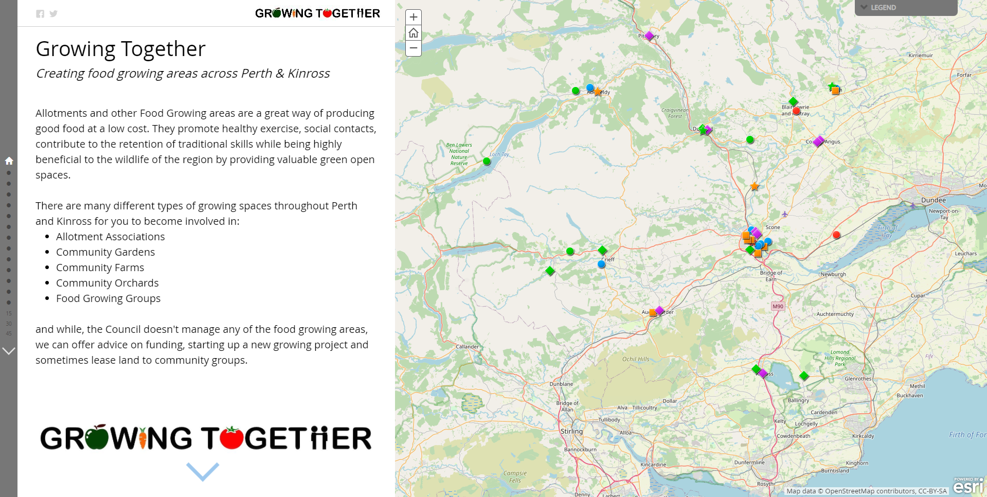 Food Growing Map